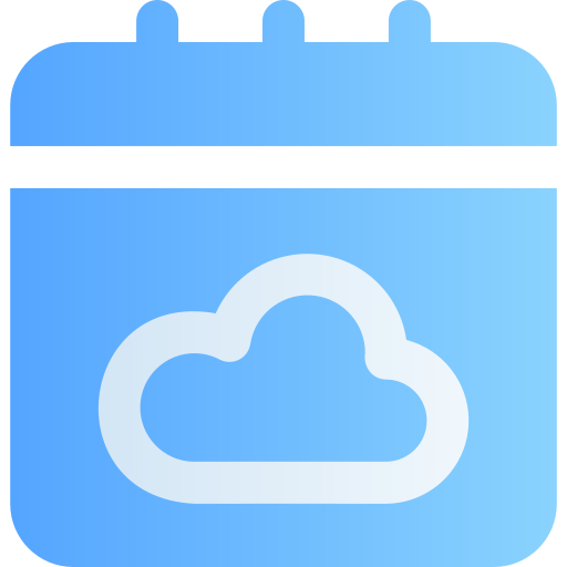 nube Generic Flat Gradient icono