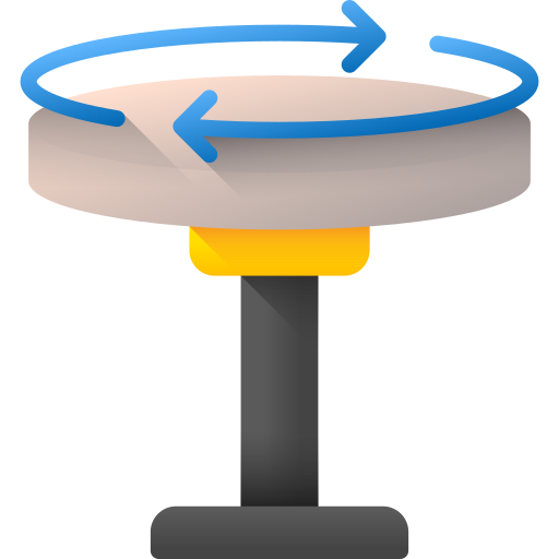mesa 3D Color icono