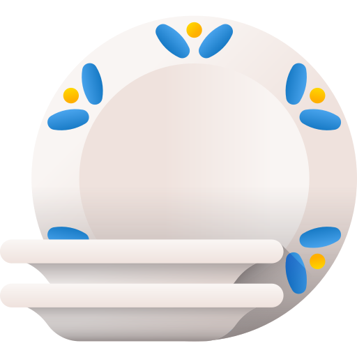 Plate 3D Color icon