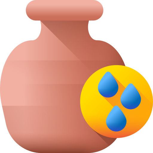 Pottery 3D Color icon