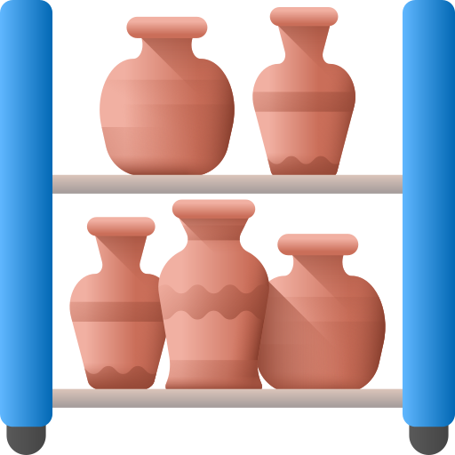 Pottery 3D Color icon
