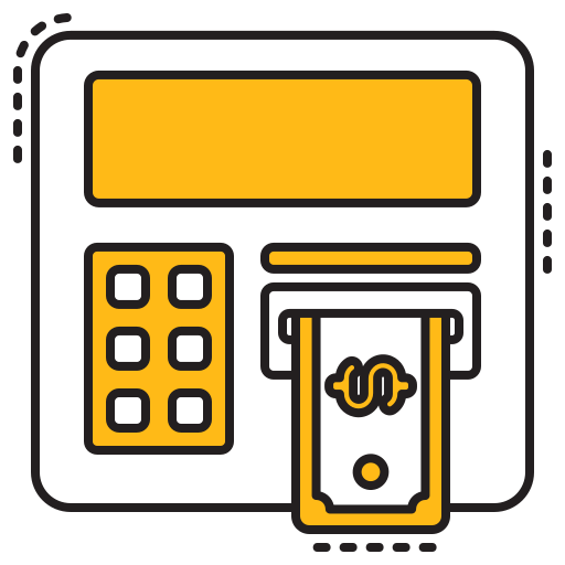 geldautomaat Generic Fill & Lineal icoon