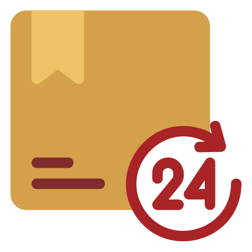 24 hours delivery Generic Flat icon