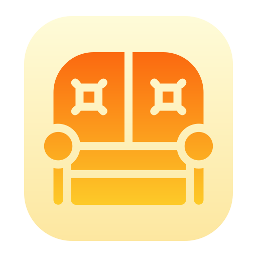sofa Generic Flat Gradient ikona