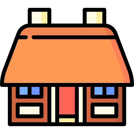 Сельский дом Special Lineal color иконка