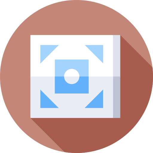 fliesen Flat Circular Flat icon