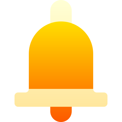 dzwonek Basic Gradient Gradient ikona