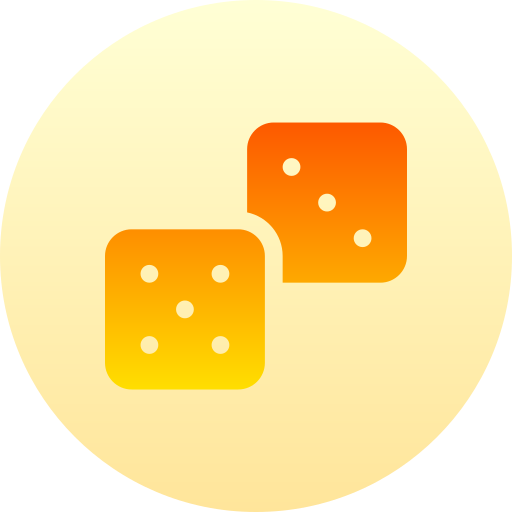 サイコロ Basic Gradient Circular icon