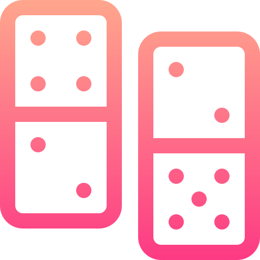 Domino Basic Gradient Lineal color icon