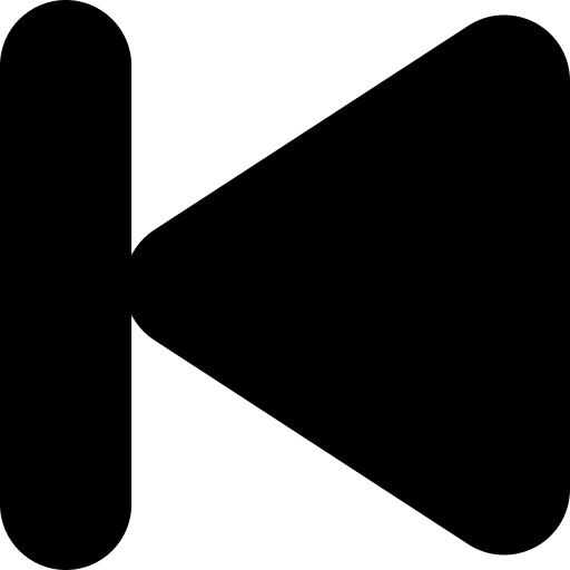 przycisk powrotu Generic Glyph ikona