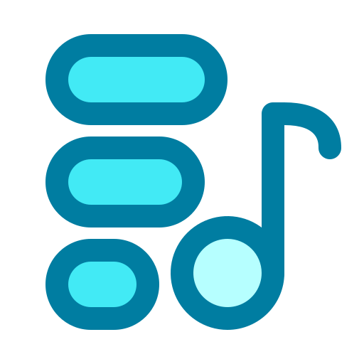 Playlist Generic Blue icon