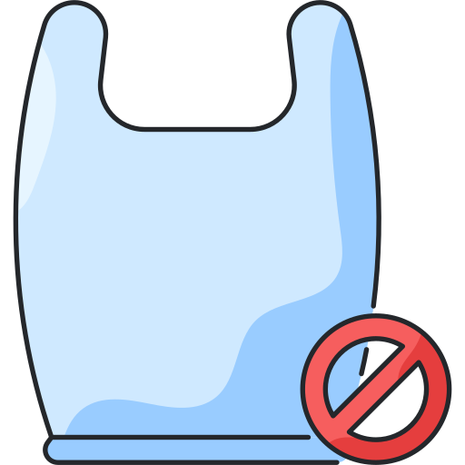 No plastic bags Generic Thin Outline Color icon