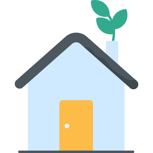 Eco home Generic Flat icon