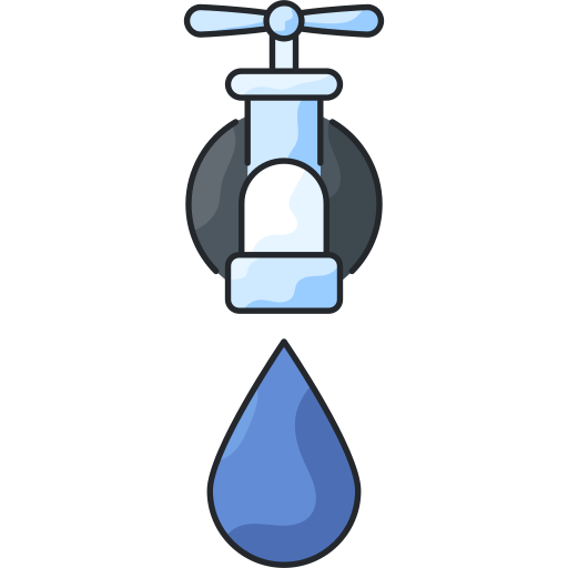 Save water Generic Thin Outline Color icon