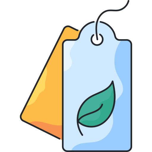 Öko-tag Generic Thin Outline Color icon