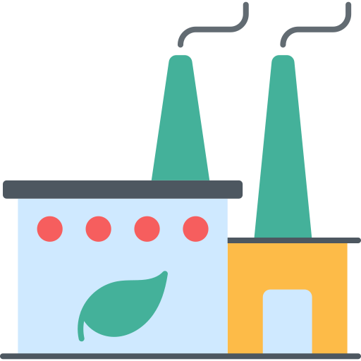 Eco factory Generic Flat icon