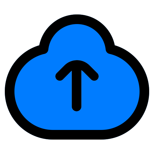 cloud-upload Generic Outline Color icon