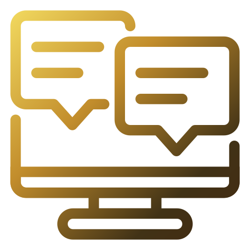 Speech bubble Generic Gradient icon