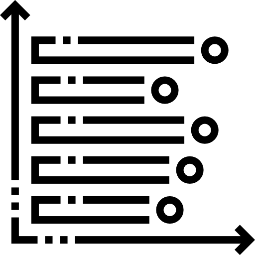 staafdiagram Detailed Straight Lineal icoon