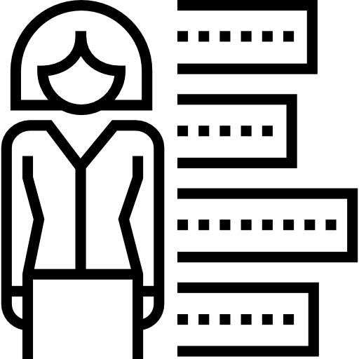 Гистограмма Detailed Straight Lineal иконка
