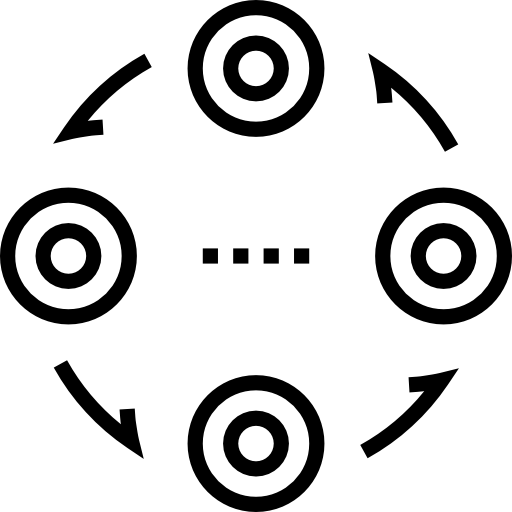 struktura Detailed Straight Lineal ikona