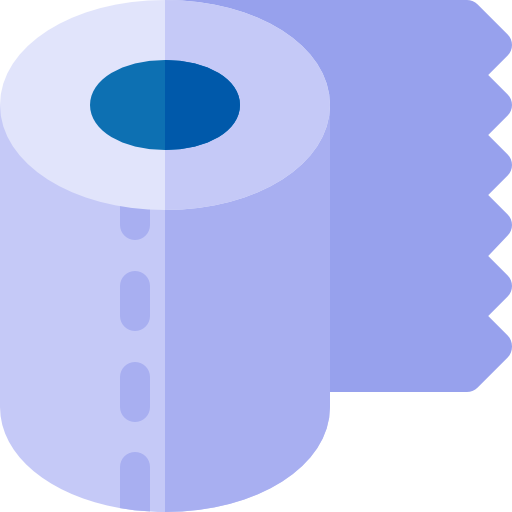 papel higiénico Basic Rounded Flat icono