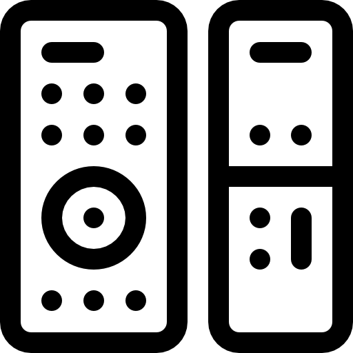 telecomando Basic Rounded Lineal icona