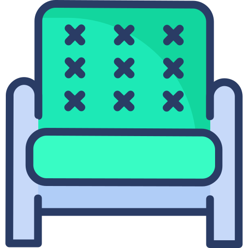 sofá Generic Outline Color icono