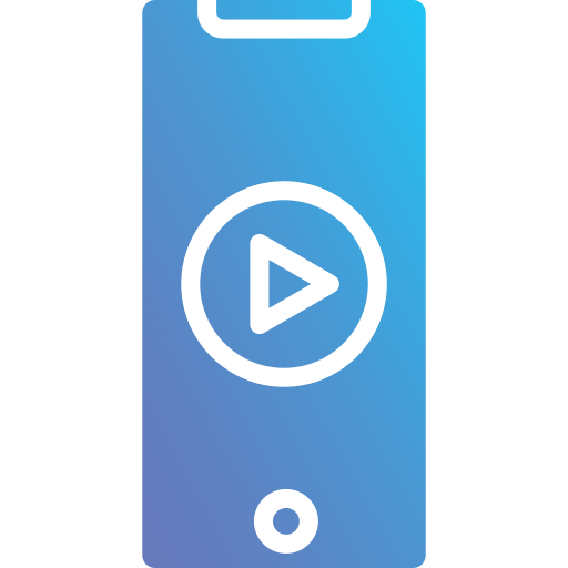 Video player Generic Flat Gradient icon