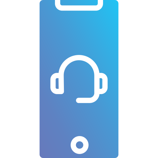 headset Generic Flat Gradient icon