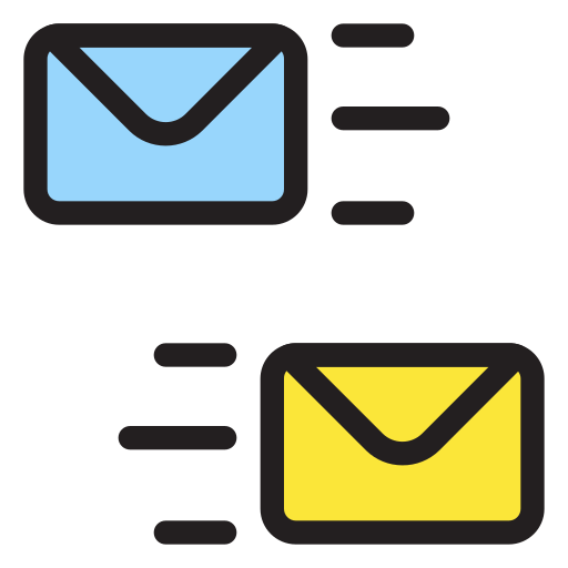 Message Generic Outline Color icon