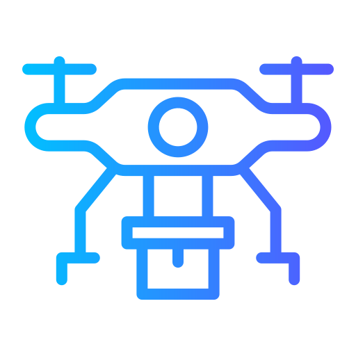drone-bezorging Generic Gradient icoon