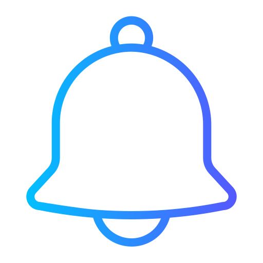 Bell Generic Gradient icon