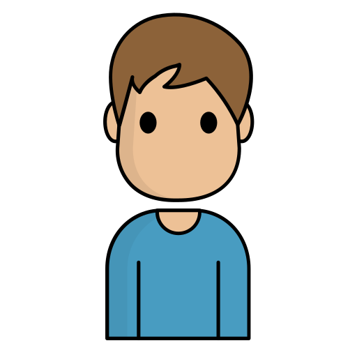 Boy Generic Thin Outline Color icon
