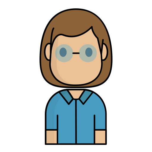 Girl Generic Thin Outline Color icon