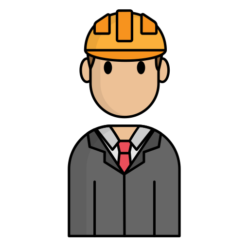 Engineer Generic Thin Outline Color icon