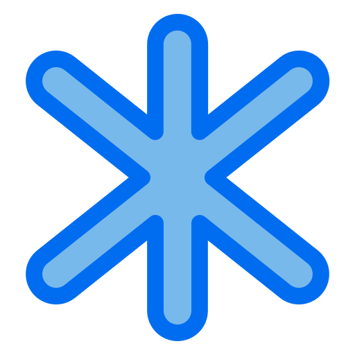 アスタリスク Generic Blue icon