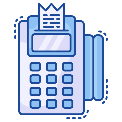 Payment terminal Generic Blue icon