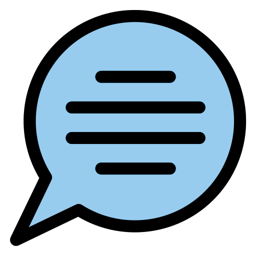 chat Generic Outline Color icono