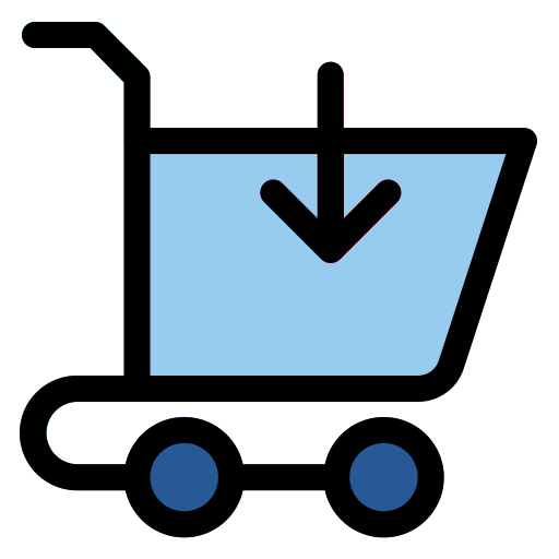 carrito de compras Generic Outline Color icono