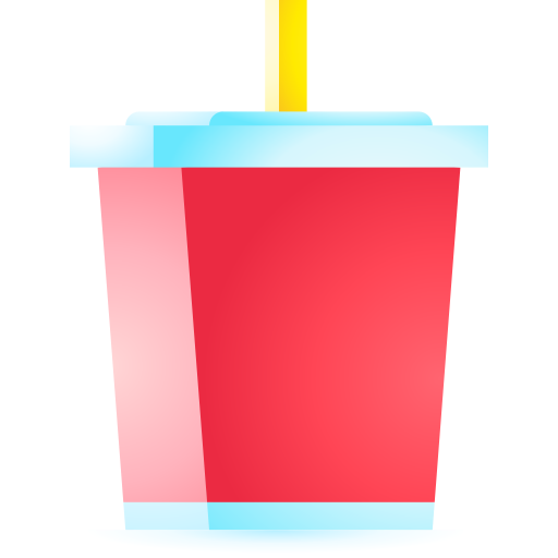 Soft drink 3D Toy Gradient icon