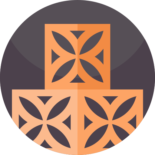 ブロック Geometric Flat Circular Flat icon