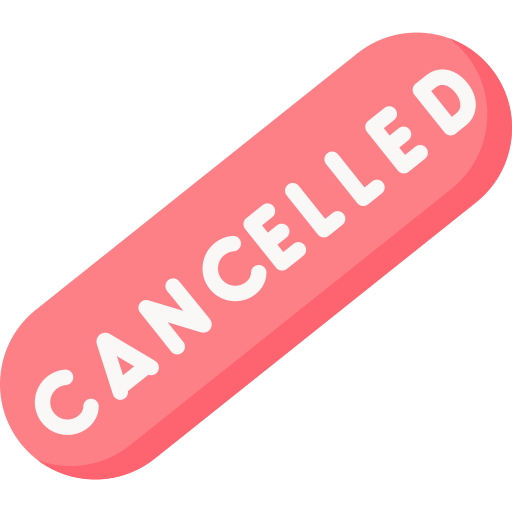 Cancelled Special Flat icon