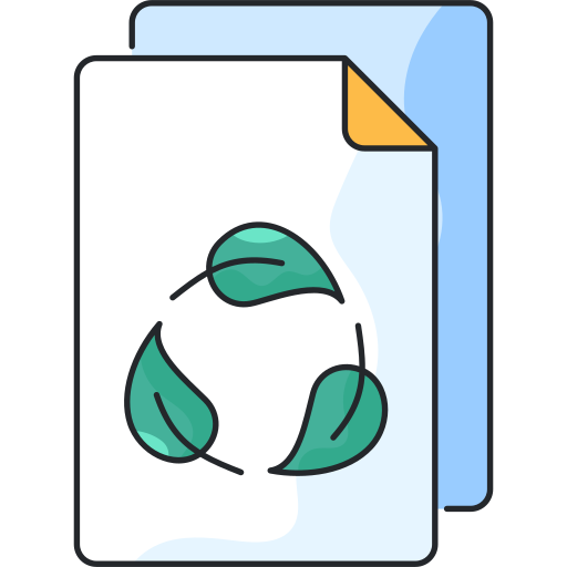 Recycle Generic Thin Outline Color icon