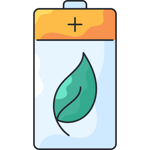 Eco battery Generic Thin Outline Color icon