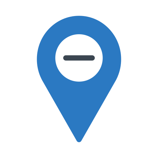 karte lage Generic Blue icon