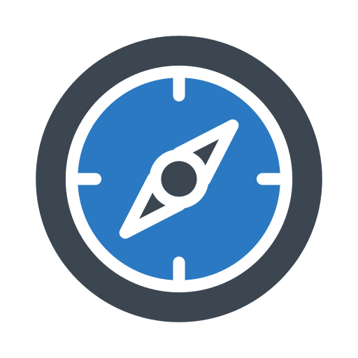 kompas Generic Blue ikona