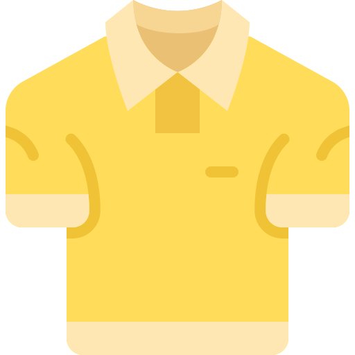 camisa polo Generic Flat icono