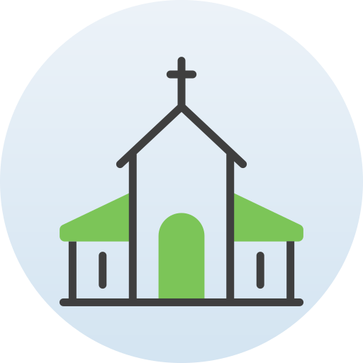 kerk Generic Circular icoon