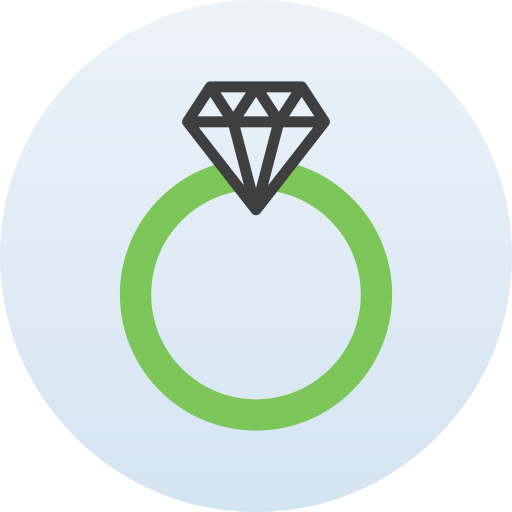 anillo de compromiso Generic Circular icono